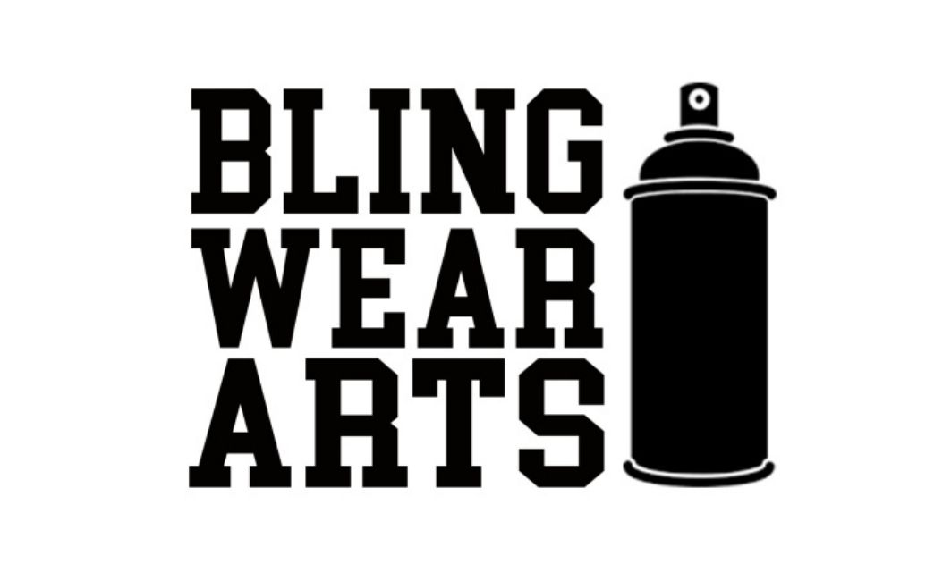 spray can logo for Blingwear arts